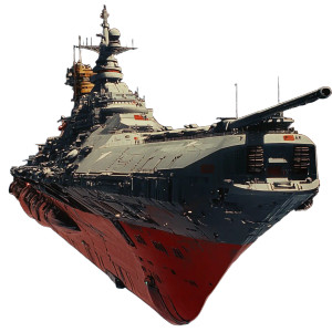 Space Battleship Yamato Uss Iowa Vinyl Car Decal Sticker – Waterproof & UV-Resistant 4.0"