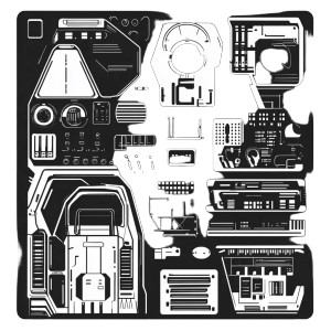 Starship Interior Decal Ideas Vinyl Car Decal Sticker – Waterproof & UV-Resistant 4.0" Starship Interior Decal Ideas Vinyl Car Decal Sticker – Waterproof & UV-Resistant 4.0"