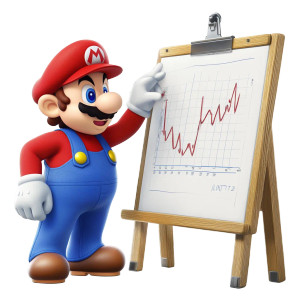 Super Mario Chart Explanation Vinyl Car Decal Sticker – Waterproof & UV-Resistant 4.0"