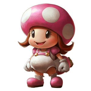 Toadette Mario Vinyl Car Decal Sticker – Waterproof & UV-Resistant 4.0" Toadette Mario Vinyl Car Decal Sticker – Waterproof & UV-Resistant 4.0"