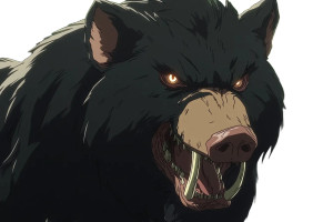 Wild Boar Dog Hybrid Vinyl Car Decal Sticker – Waterproof & UV-Resistant 6.0"