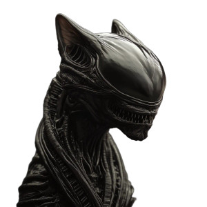 Xenomorph Cat Ears Vinyl Car Decal Sticker – Waterproof & UV-Resistant 4.0" Xenomorph Cat Ears Vinyl Car Decal Sticker – Waterproof & UV-Resistant 4.0"