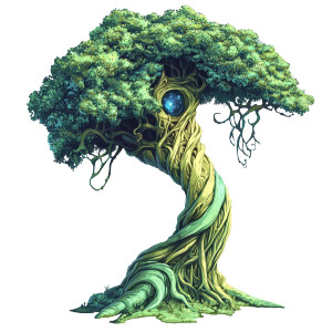 Alien Tree Digital Art Vinyl Car Decal Sticker – Waterproof & UV-Resistant 4.0" Alien Tree Digital Art Vinyl Car Decal Sticker – Waterproof & UV-Resistant 4.0"
