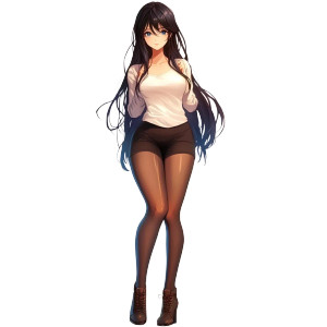Anime Girl Full Body Vinyl Car Decal Sticker – Waterproof & UV-Resistant 4.0" Anime Girl Full Body Vinyl Car Decal Sticker – Waterproof & UV-Resistant 4.0"