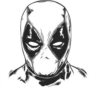 Black White Dxf Vector Vinyl Car Decal Sticker – Waterproof & UV-Resistant 4.0"