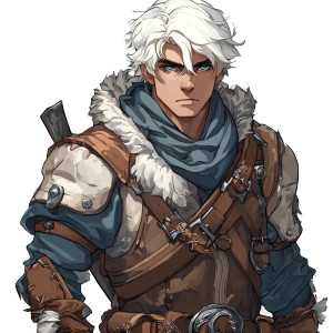 Blue Eyes White Hair Mercenary Vinyl Car Decal Sticker – Waterproof & UV-Resistant 4.0" Blue Eyes White Hair Mercenary Vinyl Car Decal Sticker – Waterproof & UV-Resistant 4.0"