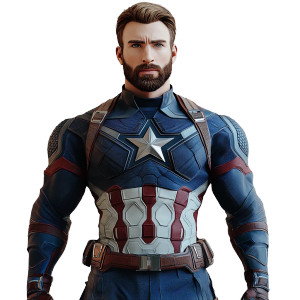 Captain America Muscular Front Vinyl Car Decal Sticker – Waterproof & UV-Resistant 4.0" Captain America Muscular Front Vinyl Car Decal Sticker – Waterproof & UV-Resistant 4.0"