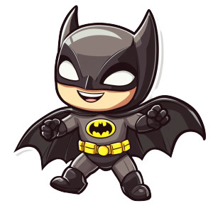 Cute Batman Clipart Vinyl Car Decal Sticker – Waterproof & UV-Resistant 4.0" Cute Batman Clipart Vinyl Car Decal Sticker – Waterproof & UV-Resistant 4.0"