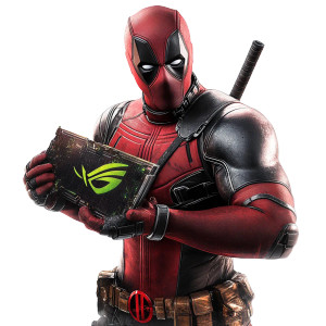 Deadpool Nvidia Logo Vinyl Car Decal Sticker – Waterproof & UV-Resistant 4.0"