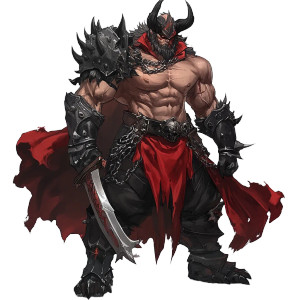 Dungeon Fighter Berserker Vinyl Car Decal Sticker – Waterproof & UV-Resistant 4.0"