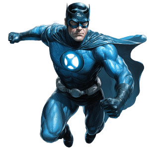 Eric Waisanen Superhero Pose Vinyl Car Decal Sticker – Waterproof & UV-Resistant 4.0"