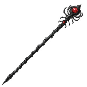 Evil Spider Magic Staff Vinyl Car Decal Sticker – Waterproof & UV-Resistant 4.0" Evil Spider Magic Staff Vinyl Car Decal Sticker – Waterproof & UV-Resistant 4.0"