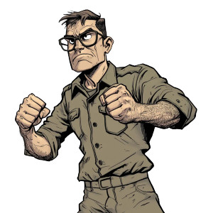 Frank Miller Soldier Nerd Vinyl Car Decal Sticker – Waterproof & UV-Resistant 4.0"