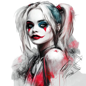 Harley Quinn Sketch Vinyl Car Decal Sticker – Waterproof & UV-Resistant 4.0" Harley Quinn Sketch Vinyl Car Decal Sticker – Waterproof & UV-Resistant 4.0"