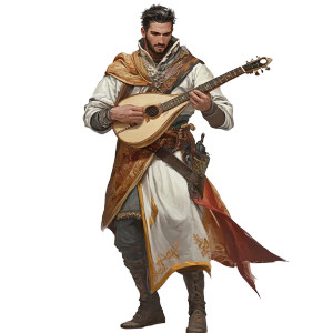 Human Male Bard Lute Vinyl Car Decal Sticker – Waterproof & UV-Resistant 4.0" Human Male Bard Lute Vinyl Car Decal Sticker – Waterproof & UV-Resistant 4.0"