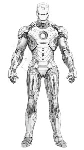 Iron Man Schematic Detailed Vinyl Car Decal Sticker – Waterproof & UV-Resistant 4.0"