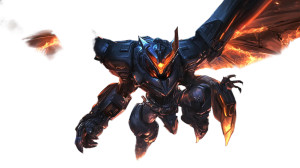 Jayce Futuristic Arena Action Vinyl Car Decal Sticker – Waterproof & UV-Resistant 7.14"