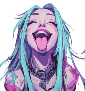 Jinx Anime Portrait Vinyl Car Decal Sticker – Waterproof & UV-Resistant 4.0" Jinx Anime Portrait Vinyl Car Decal Sticker – Waterproof & UV-Resistant 4.0"