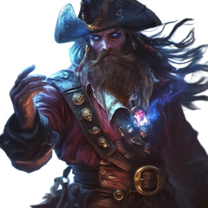 Magic Pirate Captain Vinyl Car Decal Sticker – Waterproof & UV-Resistant 4.0" Magic Pirate Captain Vinyl Car Decal Sticker – Waterproof & UV-Resistant 4.0"