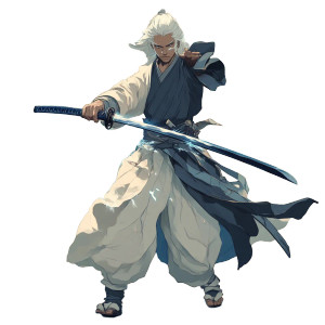 Magic Samurai Wind Attack Vinyl Car Decal Sticker – Waterproof & UV-Resistant 4.0"