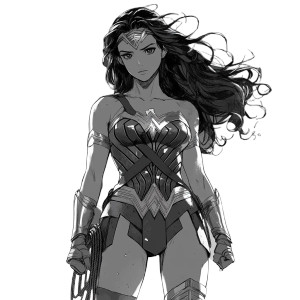 Manga Wonder Woman Vinyl Car Decal Sticker – Waterproof & UV-Resistant 4.0" Manga Wonder Woman Vinyl Car Decal Sticker – Waterproof & UV-Resistant 4.0"