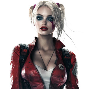 Margot Robbie Harley Quinn Arkham Vinyl Car Decal Sticker – Waterproof & UV-Resistant 4.0"
