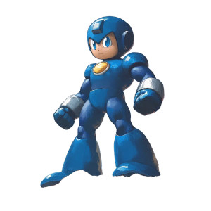 Megaman V6 1 Vinyl Car Decal Sticker – Waterproof & UV-Resistant 4.0"