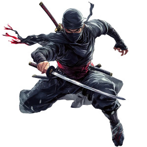 Ninja Warrior Action Vinyl Car Decal Sticker – Waterproof & UV-Resistant 4.0" Ninja Warrior Action Vinyl Car Decal Sticker – Waterproof & UV-Resistant 4.0"