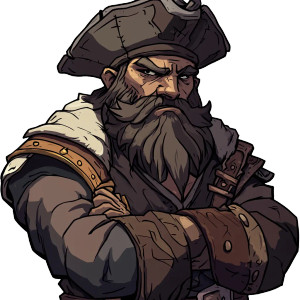 Old Medieval Mariner Darkest Vinyl Car Decal Sticker – Waterproof & UV-Resistant 4.0"