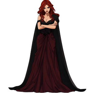 Sad Auburn Fantasy Woman Vinyl Car Decal Sticker – Waterproof & UV-Resistant 4.0" Sad Auburn Fantasy Woman Vinyl Car Decal Sticker – Waterproof & UV-Resistant 4.0"