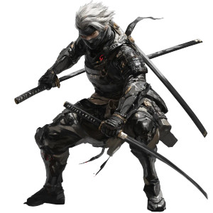 Samurai Raiden Jin Attack Vinyl Car Decal Sticker – Waterproof & UV-Resistant 4.0"