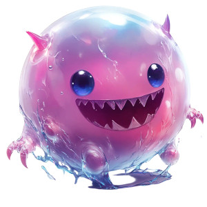 Slim Monster Anime Game Vinyl Car Decal Sticker – Waterproof & UV-Resistant 4.0"