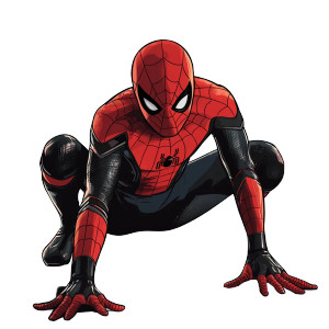 Spiderman Comic Vector Vinyl Car Decal Sticker – Waterproof & UV-Resistant 4.0"