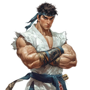 Streetfighter Ryu Dnd Vinyl Car Decal Sticker – Waterproof & UV-Resistant 4.0"