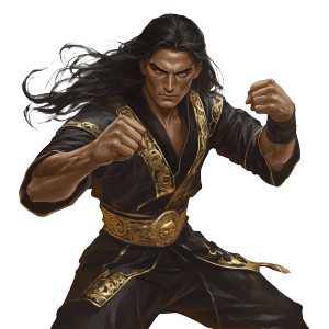 Tanned Monk Martial Arts Vinyl Car Decal Sticker – Waterproof & UV-Resistant 4.0"