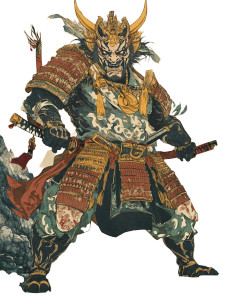 Ukiyoe Ryomen Sukuna Legend Vinyl Car Decal Sticker – Waterproof & UV-Resistant 4.11"