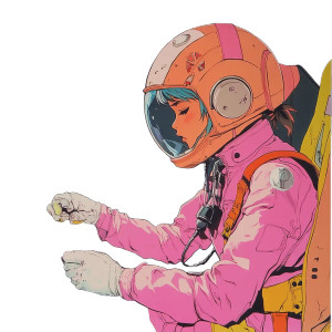 80S Alien Delinquent Spaceship Vinyl Car Decal Sticker – Waterproof & UV-Resistant 4.0"