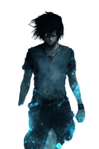 Angry Man Battlefield Blue Vinyl Car Decal Sticker – Waterproof & UV-Resistant 4.0"