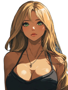 Blonde Anime Woman Japan Vinyl Car Decal Sticker – Waterproof & UV-Resistant 4.0" Blonde Anime Woman Japan Vinyl Car Decal Sticker – Waterproof & UV-Resistant 4.0"