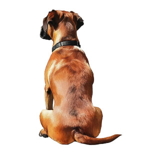 Boxer Dog Back View Vinyl Car Decal Sticker – Waterproof & UV-Resistant 4.0" Boxer Dog Back View Vinyl Car Decal Sticker – Waterproof & UV-Resistant 4.0"
