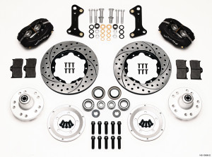 Wilwood Brake Conversion Kit | Forged Dynalite Pro | Racing/Street Use | 11" Drilled/Slotted Rotor | BP-10 Metallic Pads | Black Calipers | Made in the USA Wilwood Brake Conversion Kit | Forged Dynalite Pro | Racing/Street Use | 11" Drilled/Slotted Rotor | BP-10 Metallic Pads | Black Calipers | Made in the USA