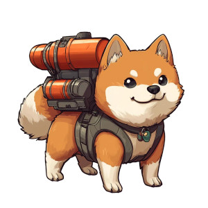 Cartoon Akita Rocket Launcher Vinyl Car Decal Sticker – Waterproof & UV-Resistant 4.0" Cartoon Akita Rocket Launcher Vinyl Car Decal Sticker – Waterproof & UV-Resistant 4.0"