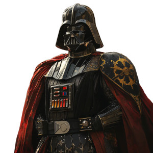 Darth Vader Knight Armor Vinyl Car Decal Sticker – Waterproof & UV-Resistant 4.0"