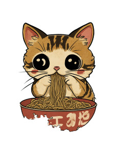 Kawaii Cat Ramen Vinyl Car Decal Sticker – Waterproof & UV-Resistant 4.0" Kawaii Cat Ramen Vinyl Car Decal Sticker – Waterproof & UV-Resistant 4.0"