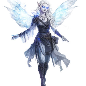 Pale Fairy Warlock Dnd5E Vinyl Car Decal Sticker – Waterproof & UV-Resistant 4.0"