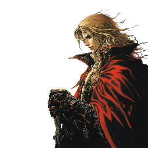 Castlevania Symphony Mirrored Connected Vinyl Car Decal Sticker – Waterproof & UV-Resistant 4.0"