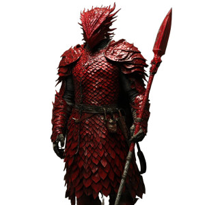 Cult Warrior Red Armor Vinyl Car Decal Sticker – Waterproof & UV-Resistant 4.0"