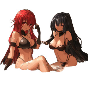 Rias Raven Onsen Relax Vinyl Car Decal Sticker – Waterproof & UV-Resistant 4.0"