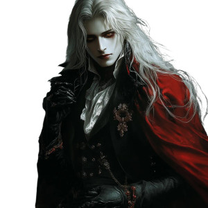 Alucard Son Dracula Realistic Vinyl Car Decal Sticker – Waterproof & UV-Resistant 4.0"