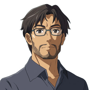 Anime Japanese Man 40S Vinyl Car Decal Sticker – Waterproof & UV-Resistant 4.0"